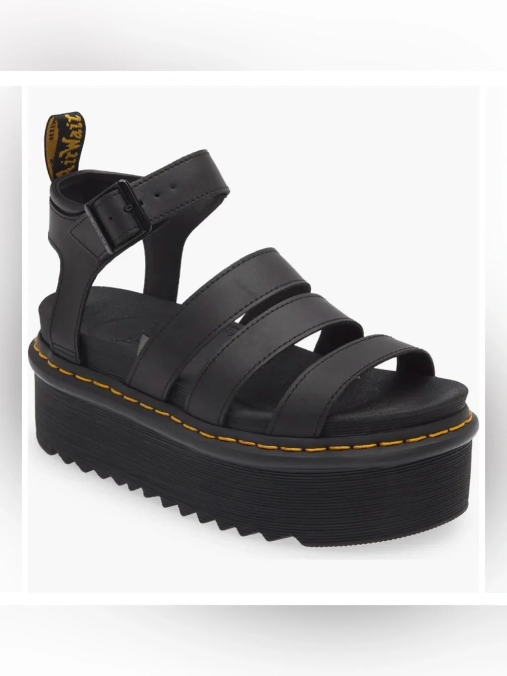 Dr. Martens Blair Quad Platform Strappy Sandal Women’s size 6